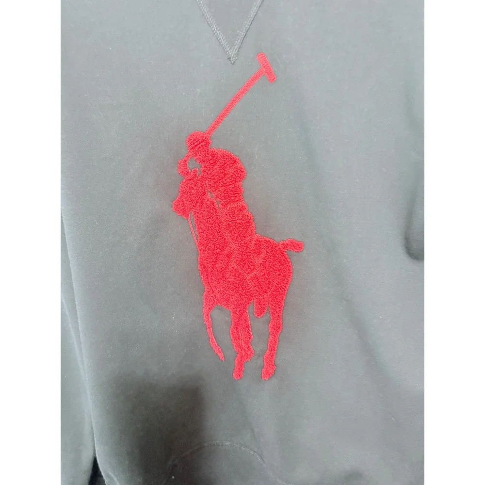 Polo sweater Ralph Laurel unisex big red horse logo size S/P